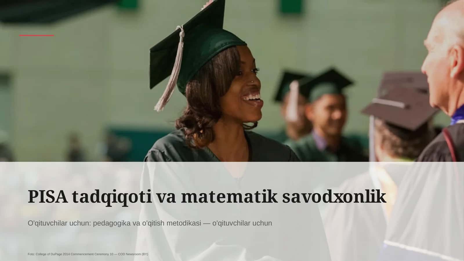 pisa tadqiqoti va matematik savodxonlik 543