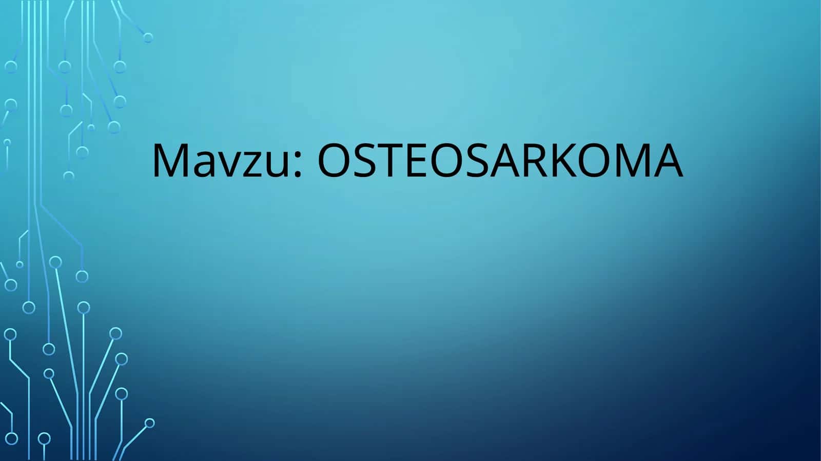 Osteosarkoma