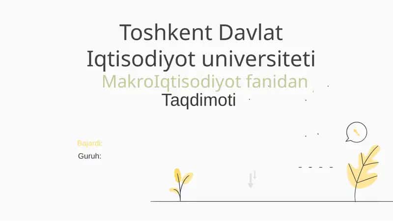 Istemol Jamg'arish va investitsiya