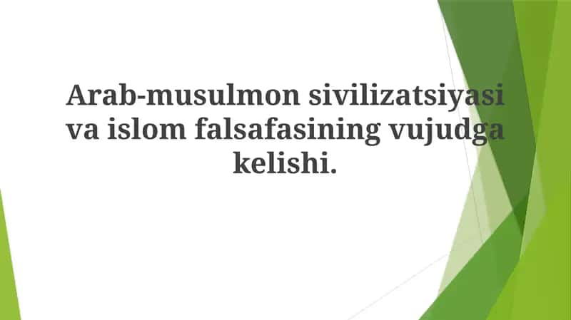 Islomning Oltin Asri: Ilmiy va Ma'naviy Yuksalish