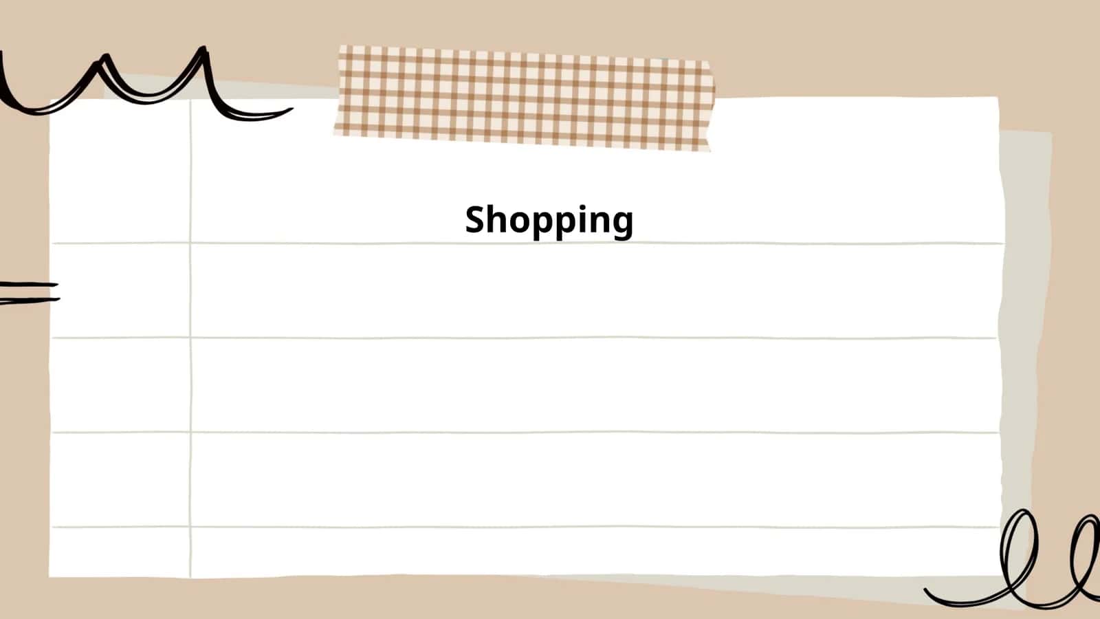 Shopping