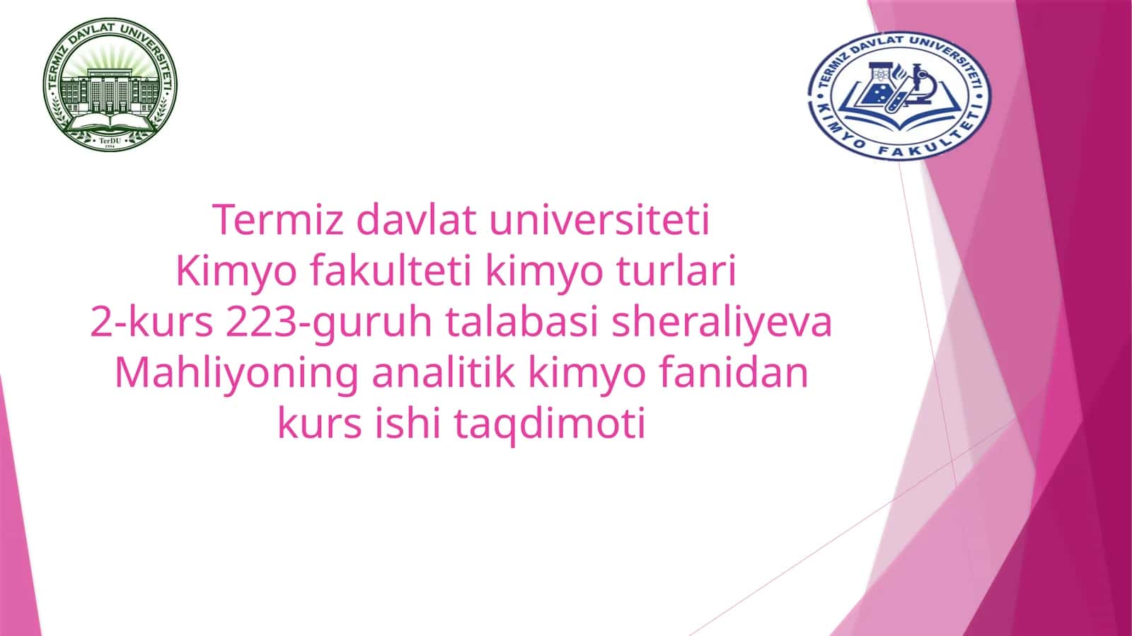 analitikkimyofanidankursishitaqdimoti