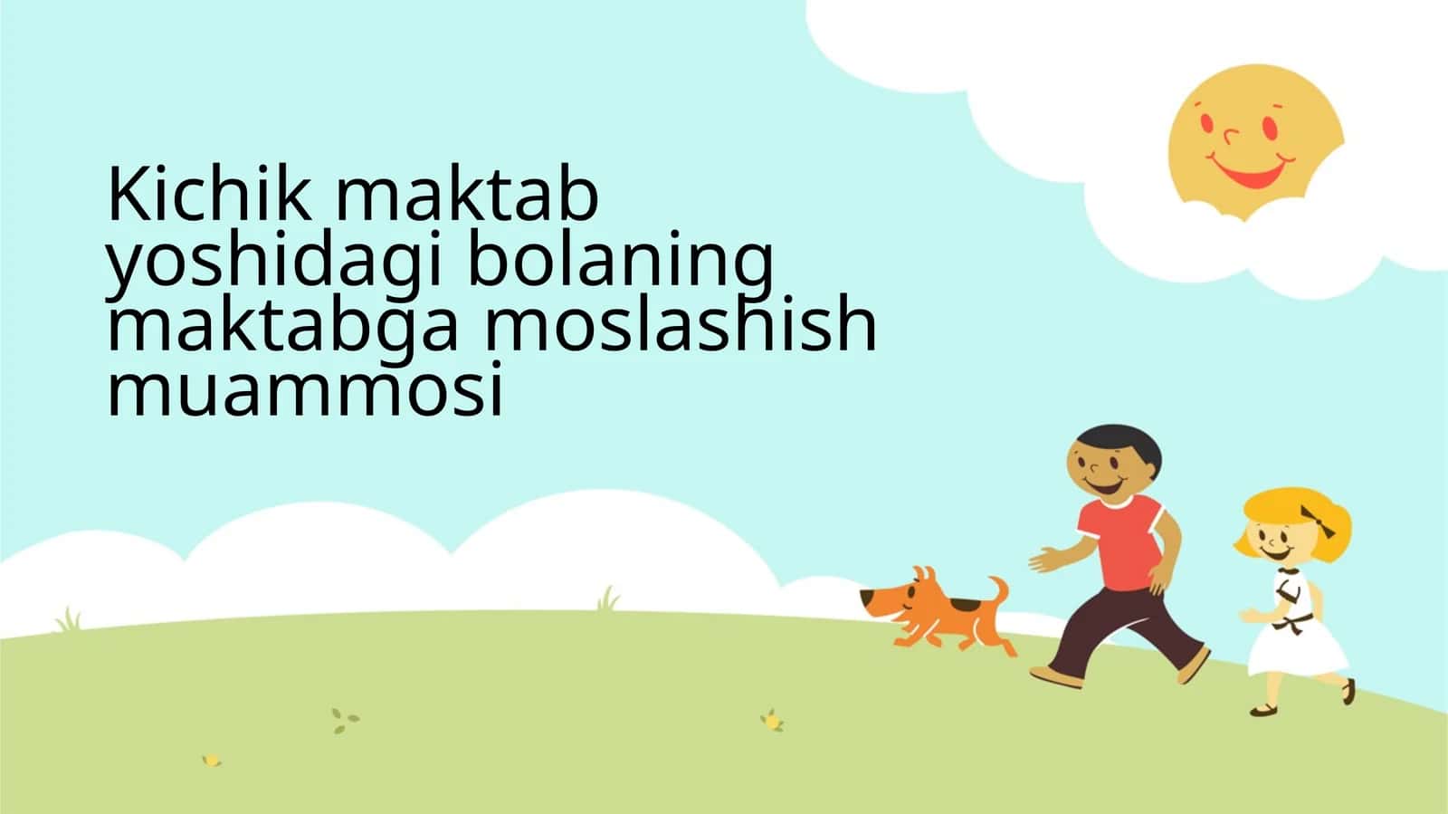 Kichik maktab yoshidagi bolaning maktabga moslashish muammosi