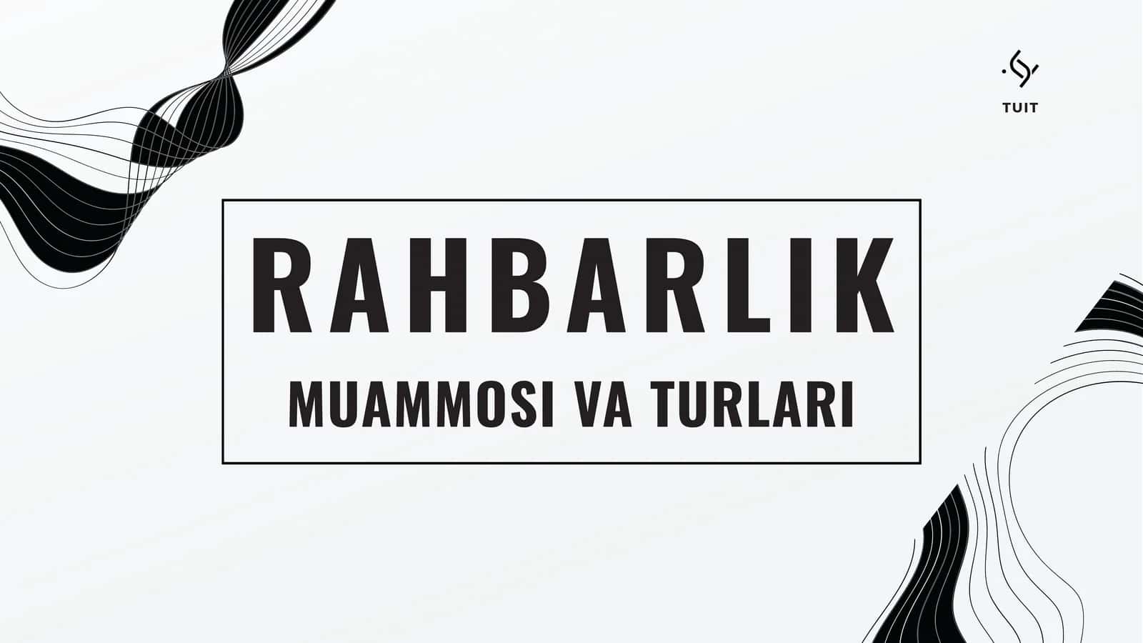 RAHBARLIK