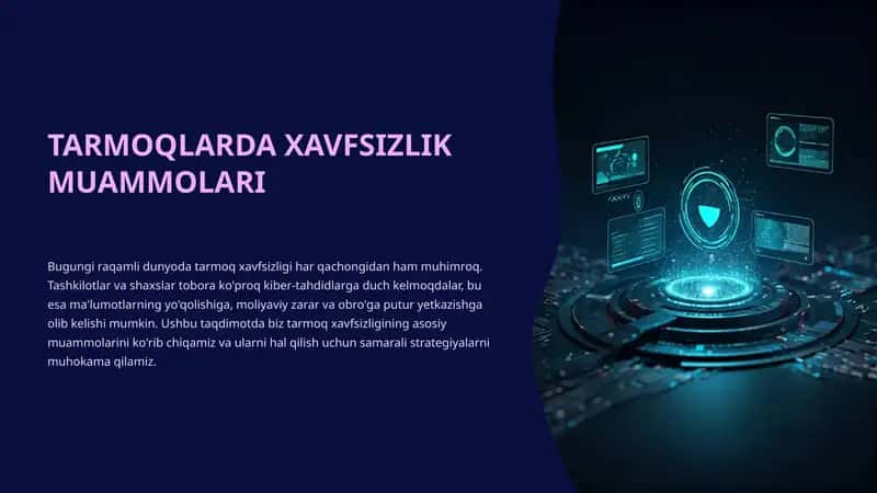 Tarmoq xavfsizligi muammolari