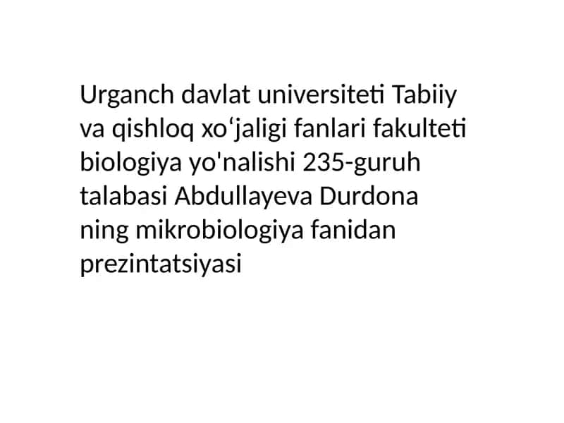 Tuproq unimdorligi haqida