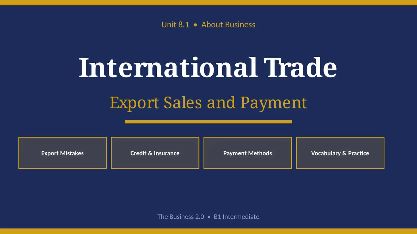 International trade