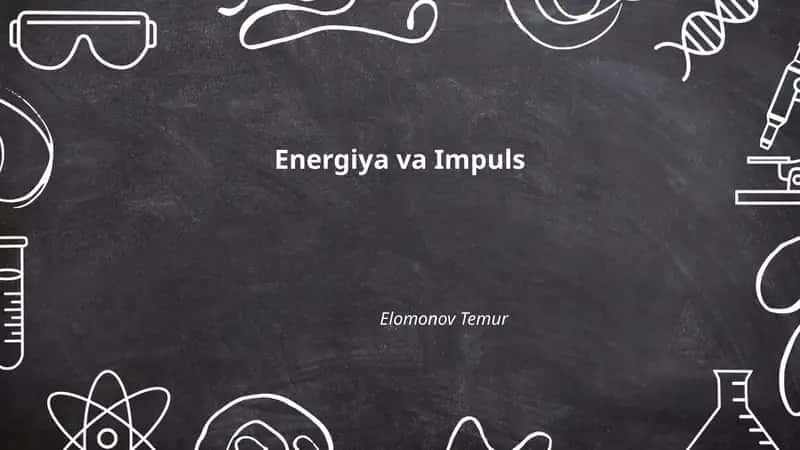 Energiya va Impuls