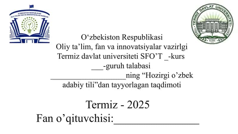 O’zbek tili leksikografiyasining taraqqiyot bosqichlari