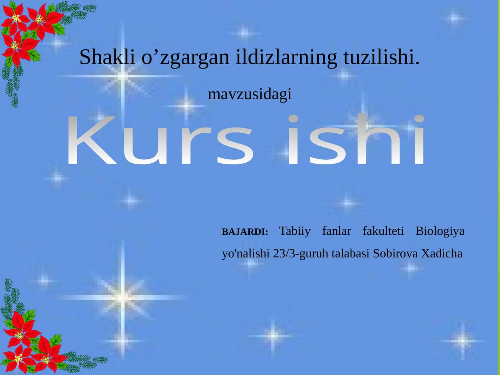 Ildizlarning tuzilishi