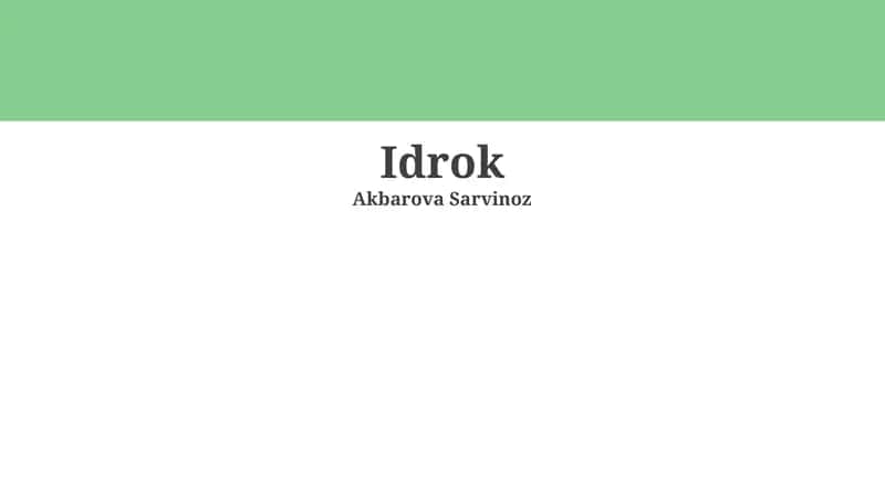 Idrok