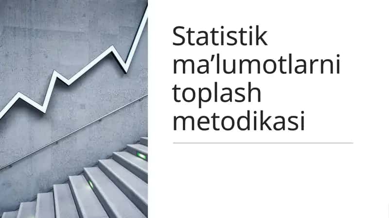 Statistik ma’lumotlarni toplash metodikasi