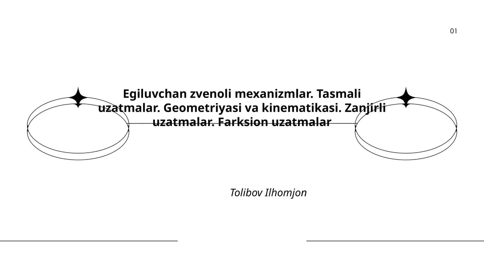 Egiluvchan zvenoli mexanizmlar