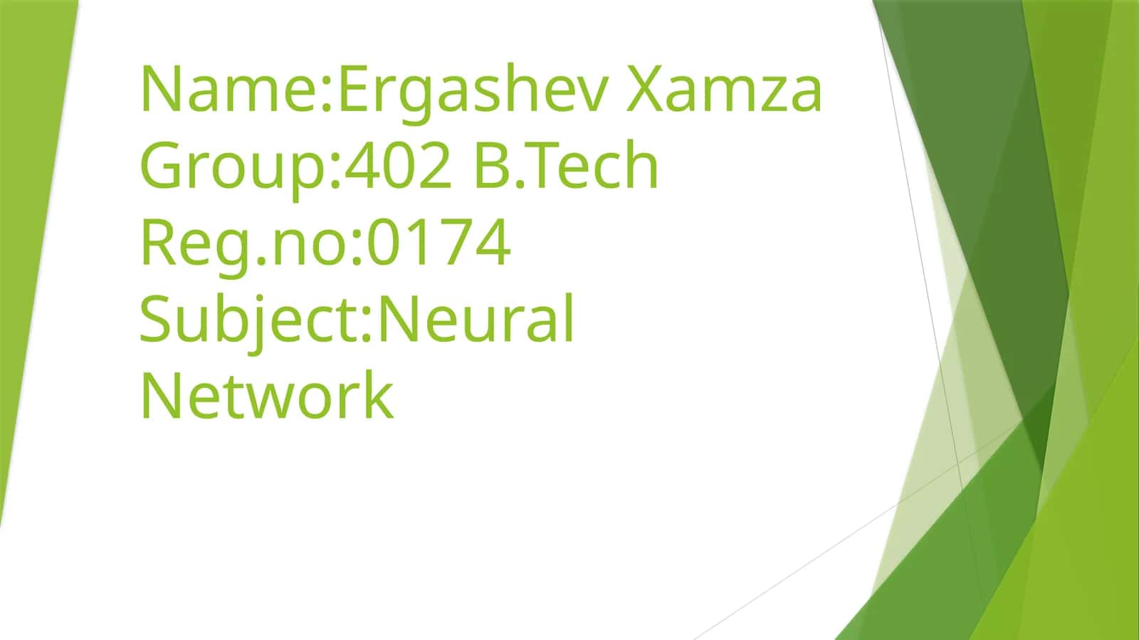 Neural Network