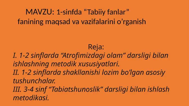 "Tabiatshunoslik"