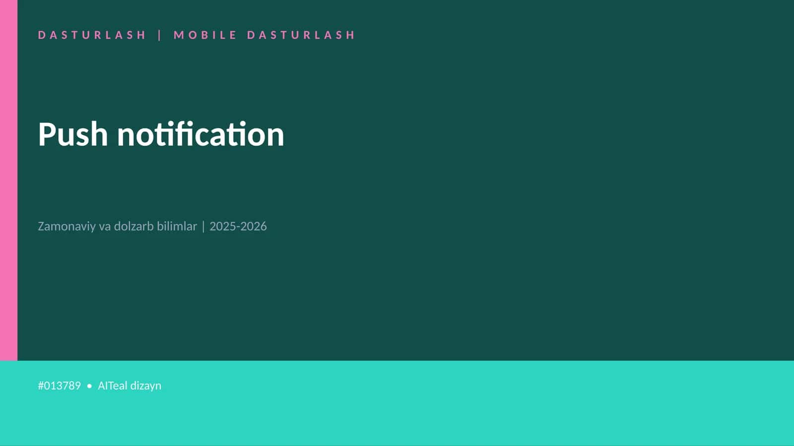 Push notification