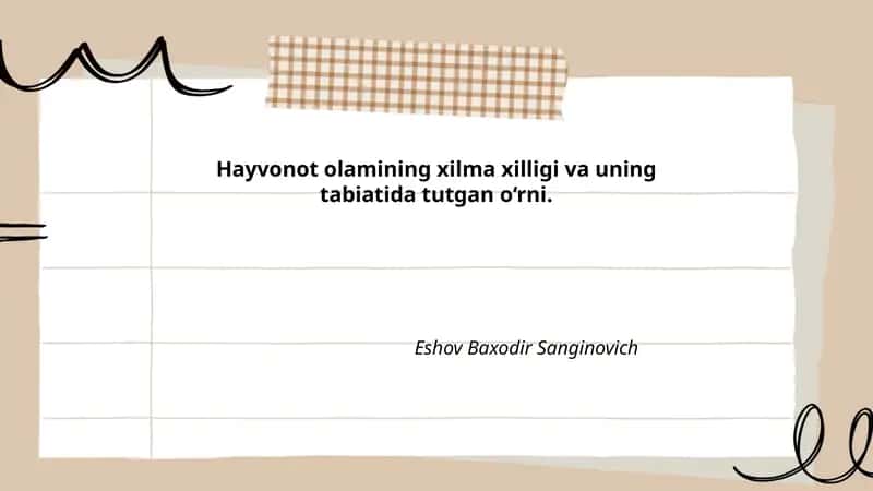 Hayvonot xilma-xilligi