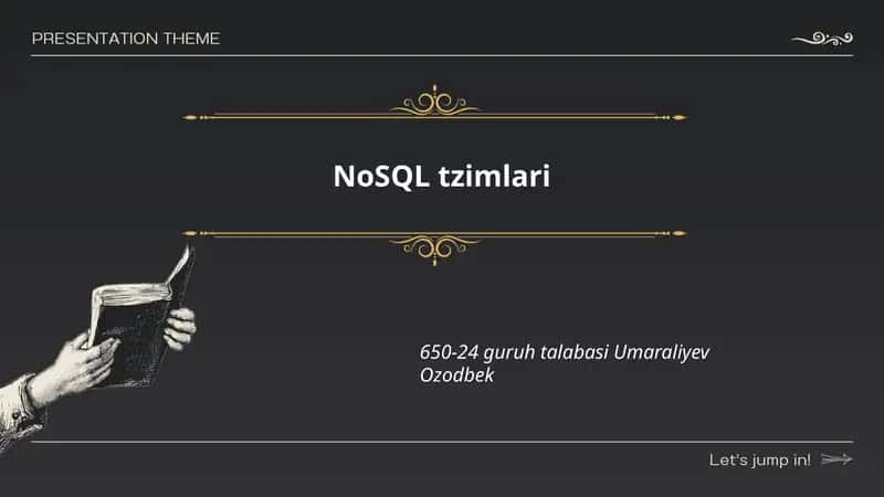 NoSQL tzimlari
