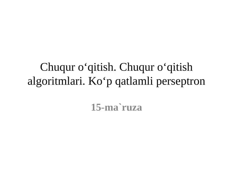 Chuquro‘qitish