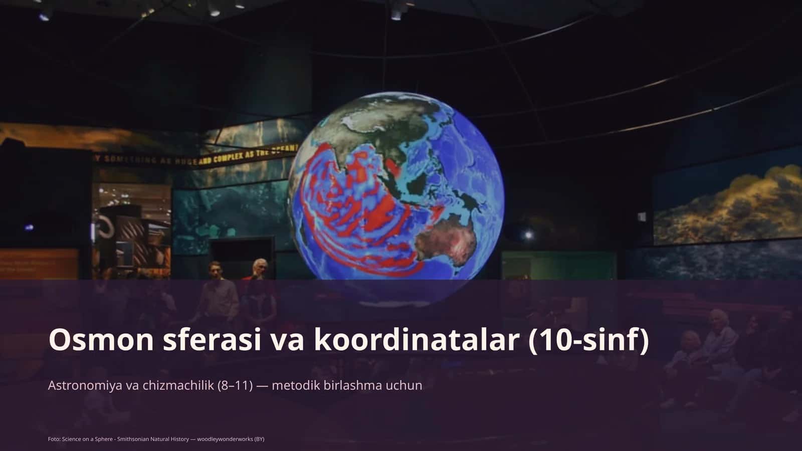 Osmon sferasi va koordinatalar (10-sinf)