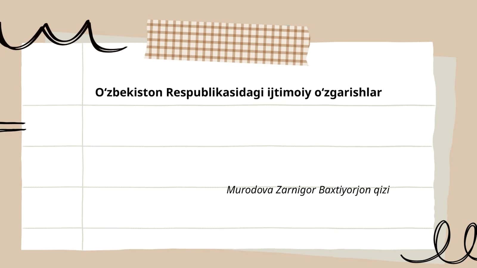 Ta'lim tizimidagi islohotlar