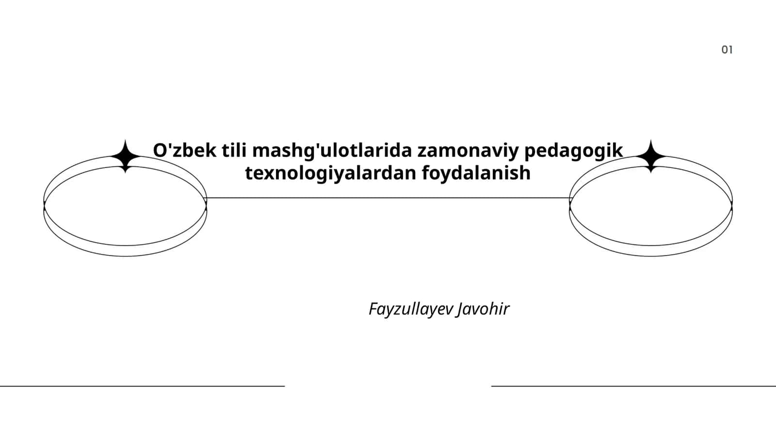 Zamonaviy pedagogik texnologiyalardan foydalanish