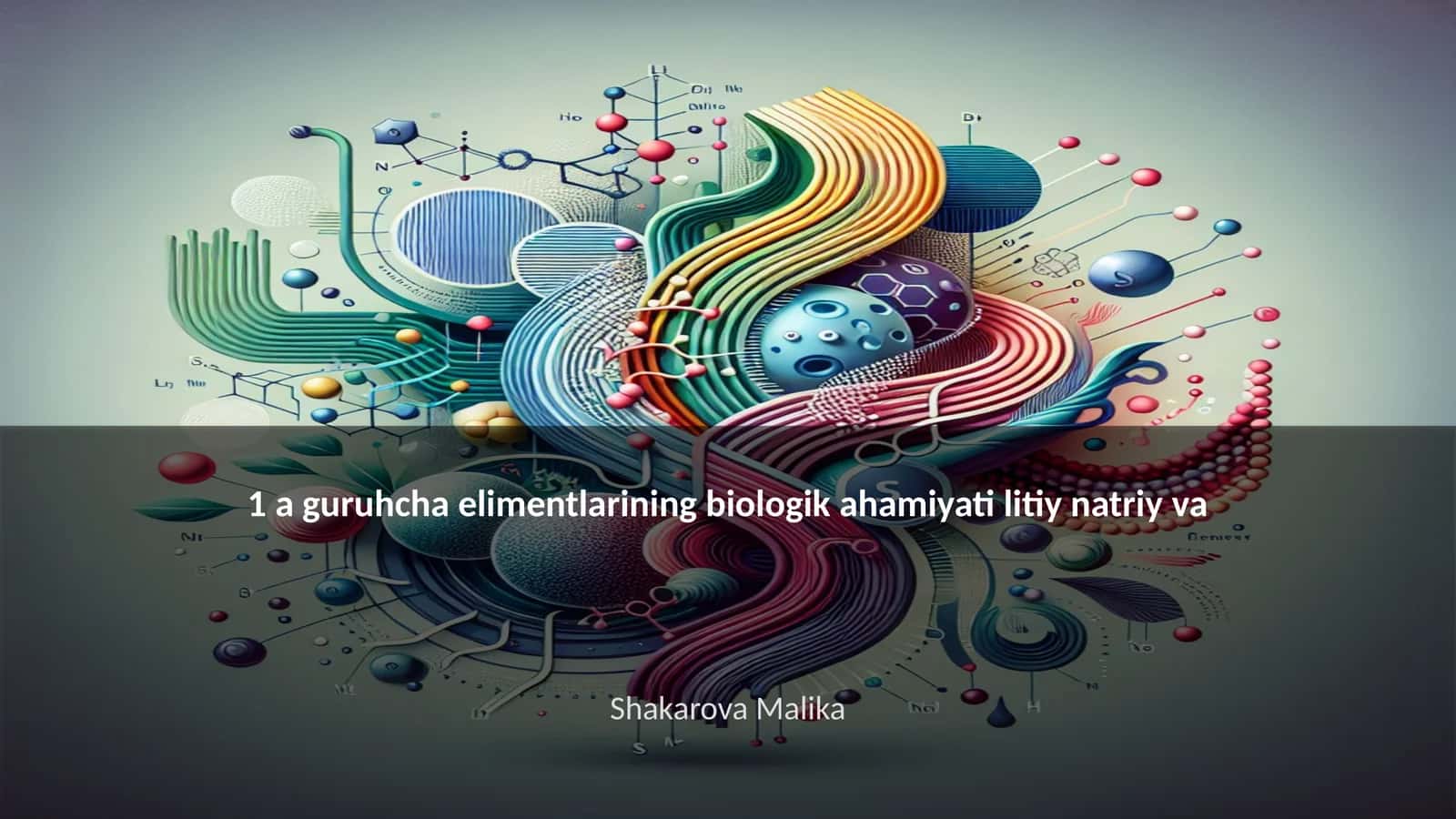 1 a guruhcha elimentlarining biologik ahamiyati litiy natriy va