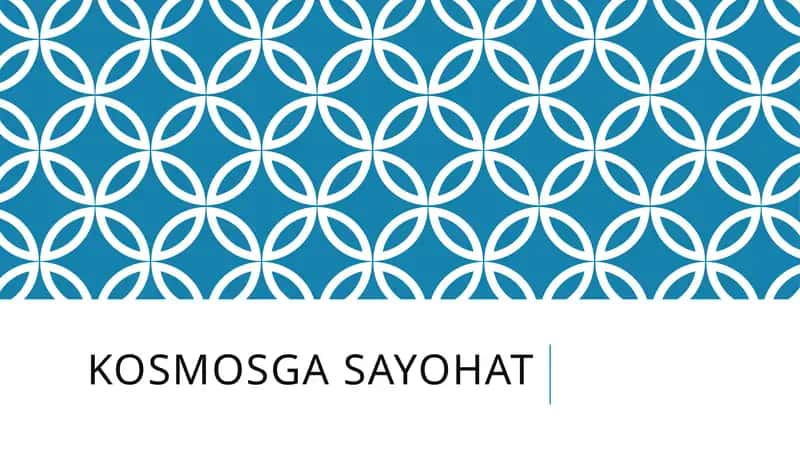 Kosmosgasayohat