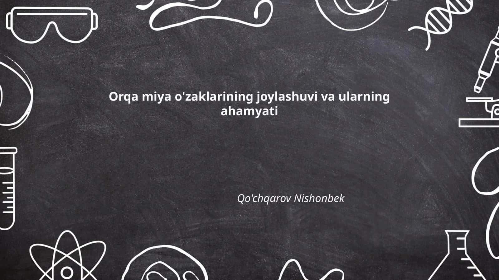 Orqa miya o'zaklarining joylashuvi va ularning ahamyati