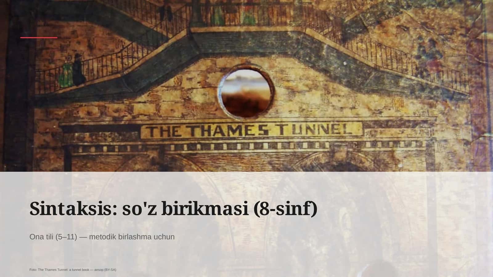 Sintaksis: so'z birikmasi (8-sinf)