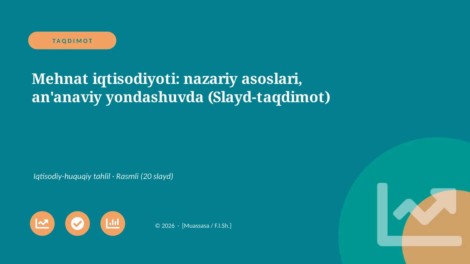 Mehnat iqtisodiyoti: nazariy asoslari, an'anaviy yondashuvda