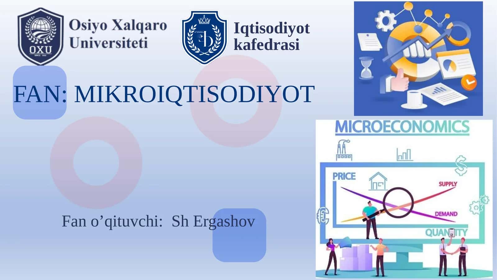 FAN: MIKROIQTISODIYOT