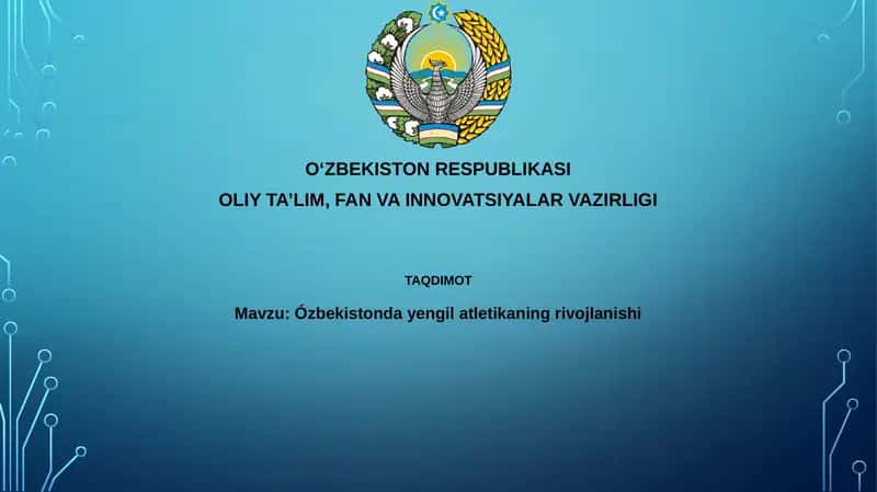 O'zbekistonda atletikaning rivojlanishi