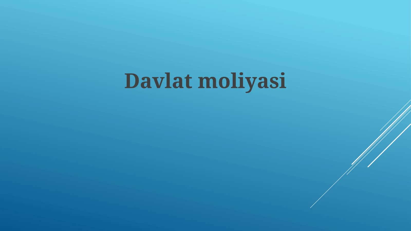 Davlatmoliyasi