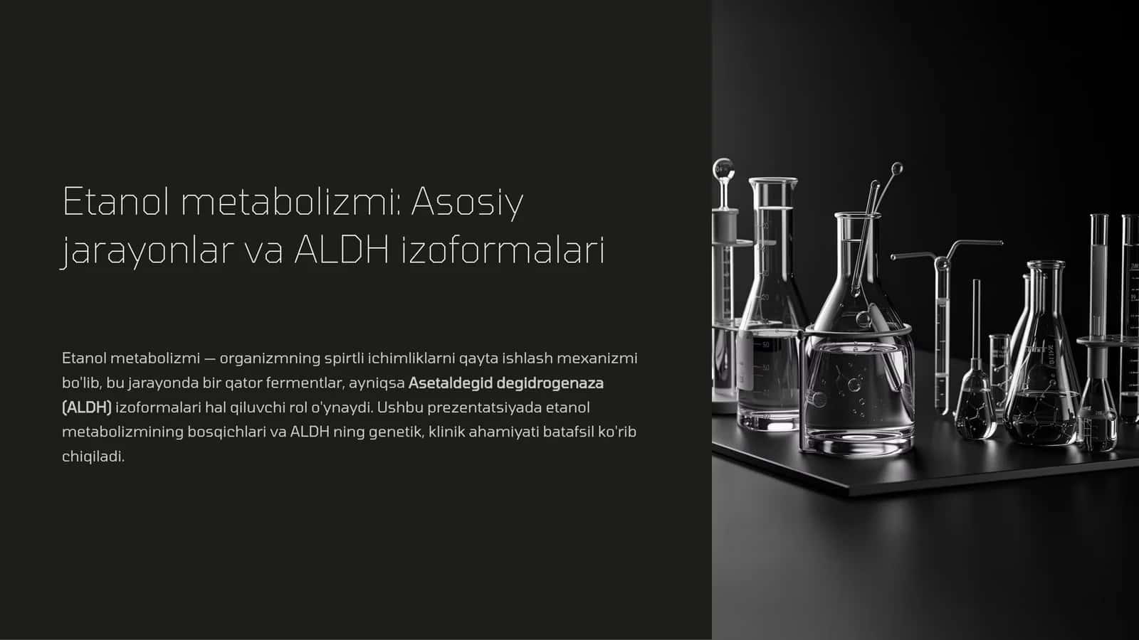 Etanol metabolizmi: Asosiy jarayonlar va ALDH izoformalari