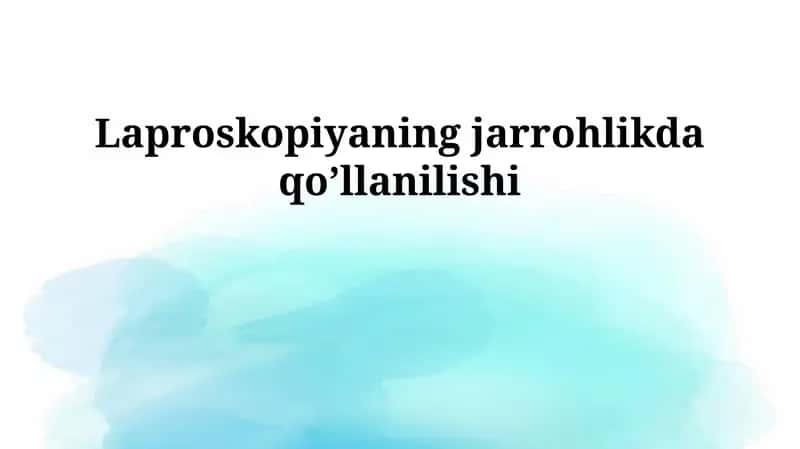 Laparoskopiya