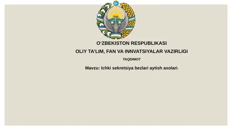 Ichkisekretsiyabezlariaytishaxolari
