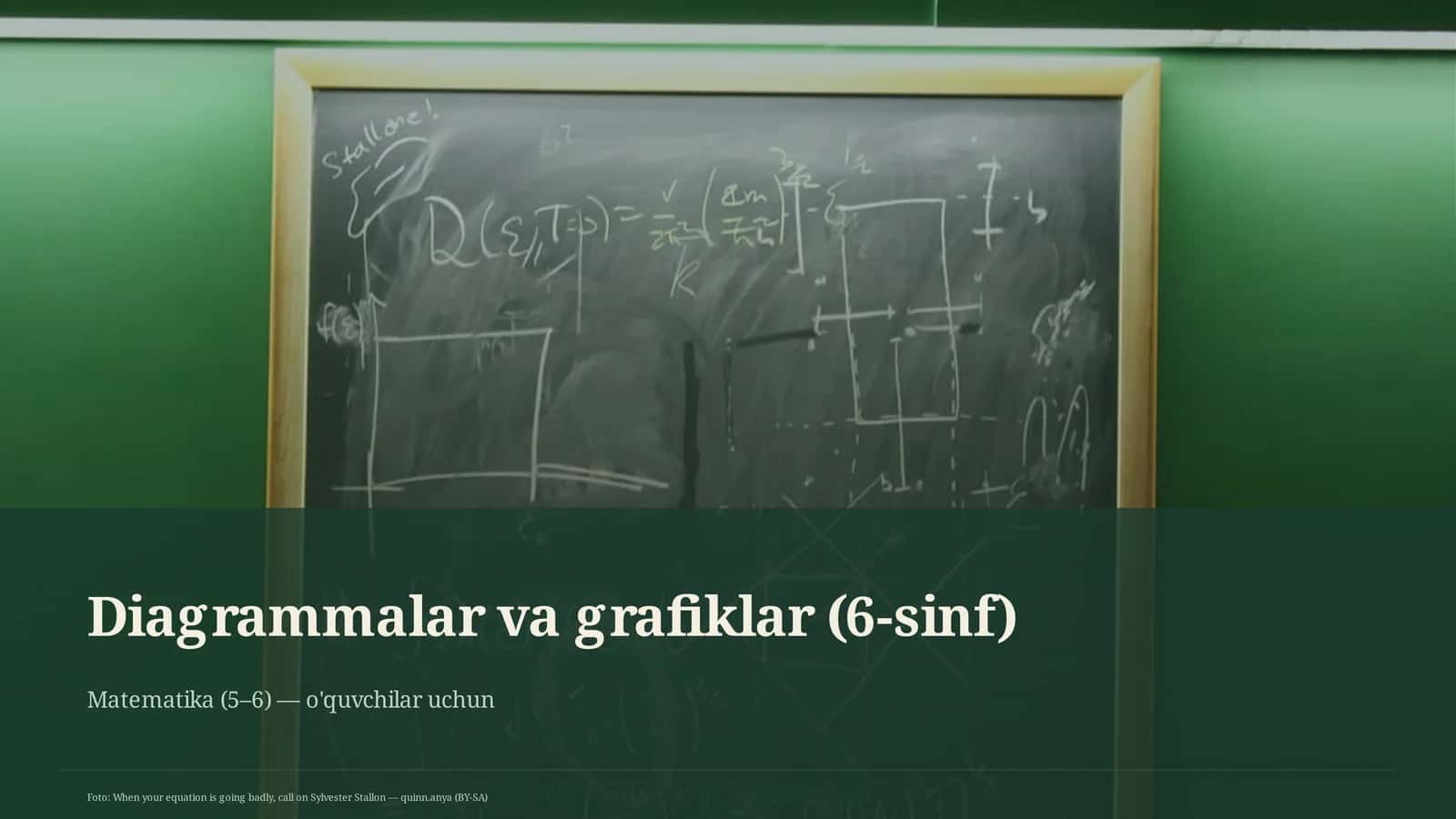 Diagrammalar va grafiklar (6-sinf)