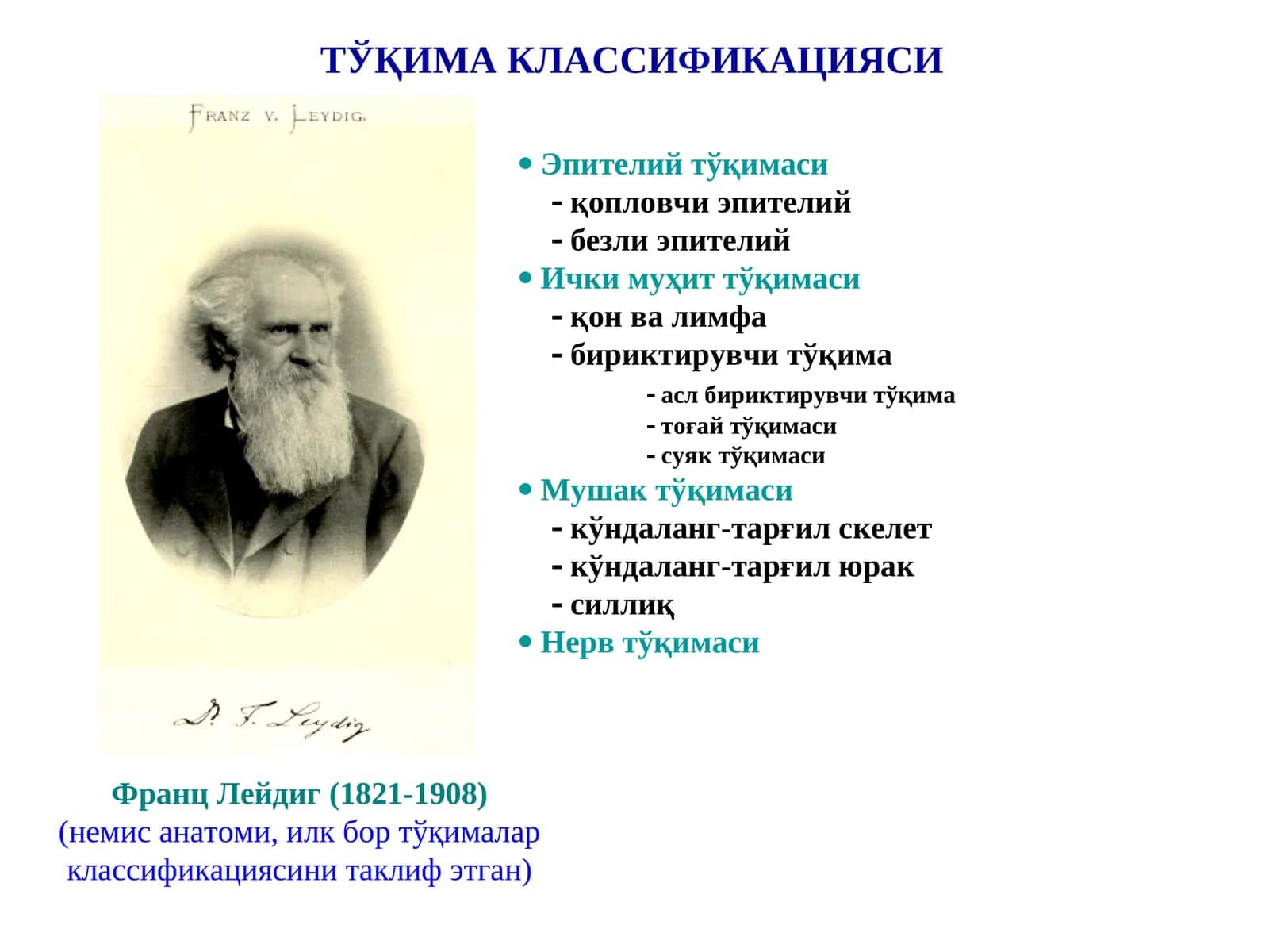 Франц Лейдиг (1821-1908)