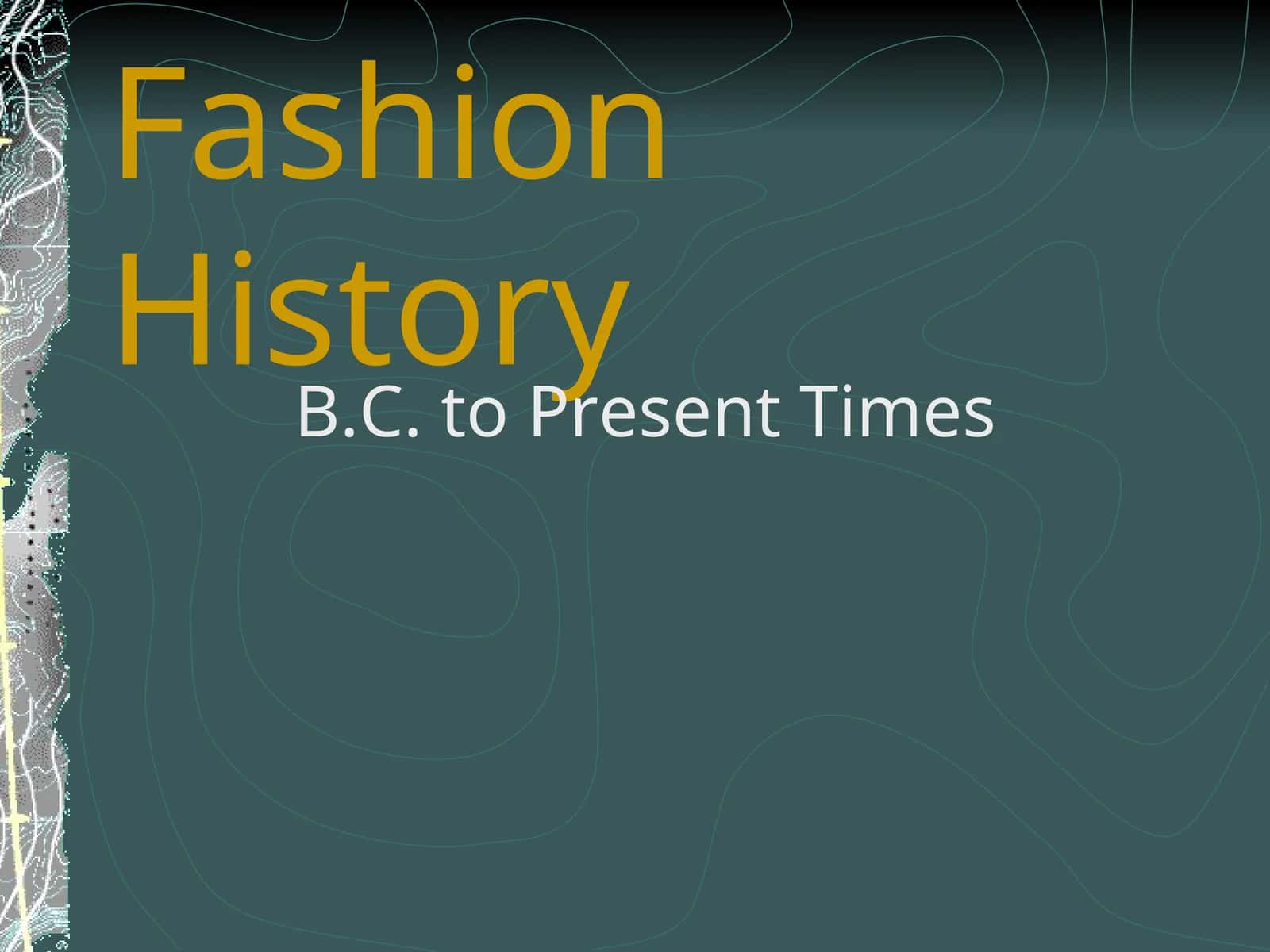 Fashion History