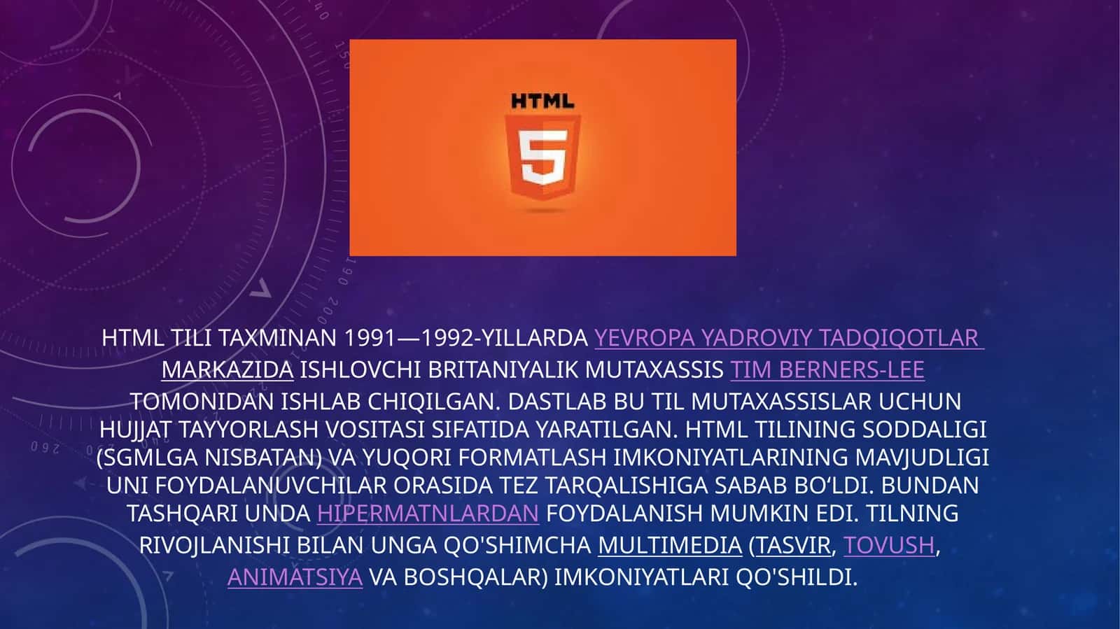HTML tili