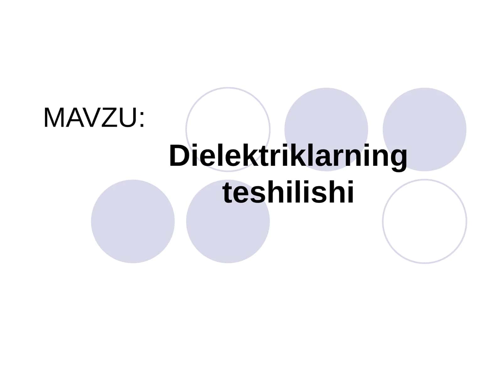 Dielektriklarning teshilishi