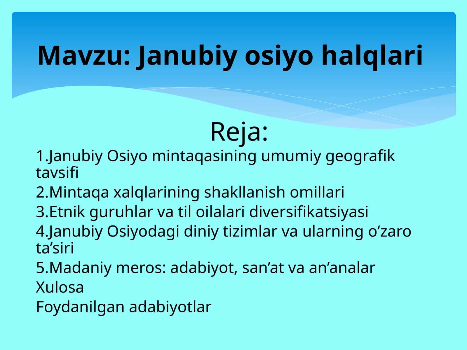 Janubiy osiyo halqlari