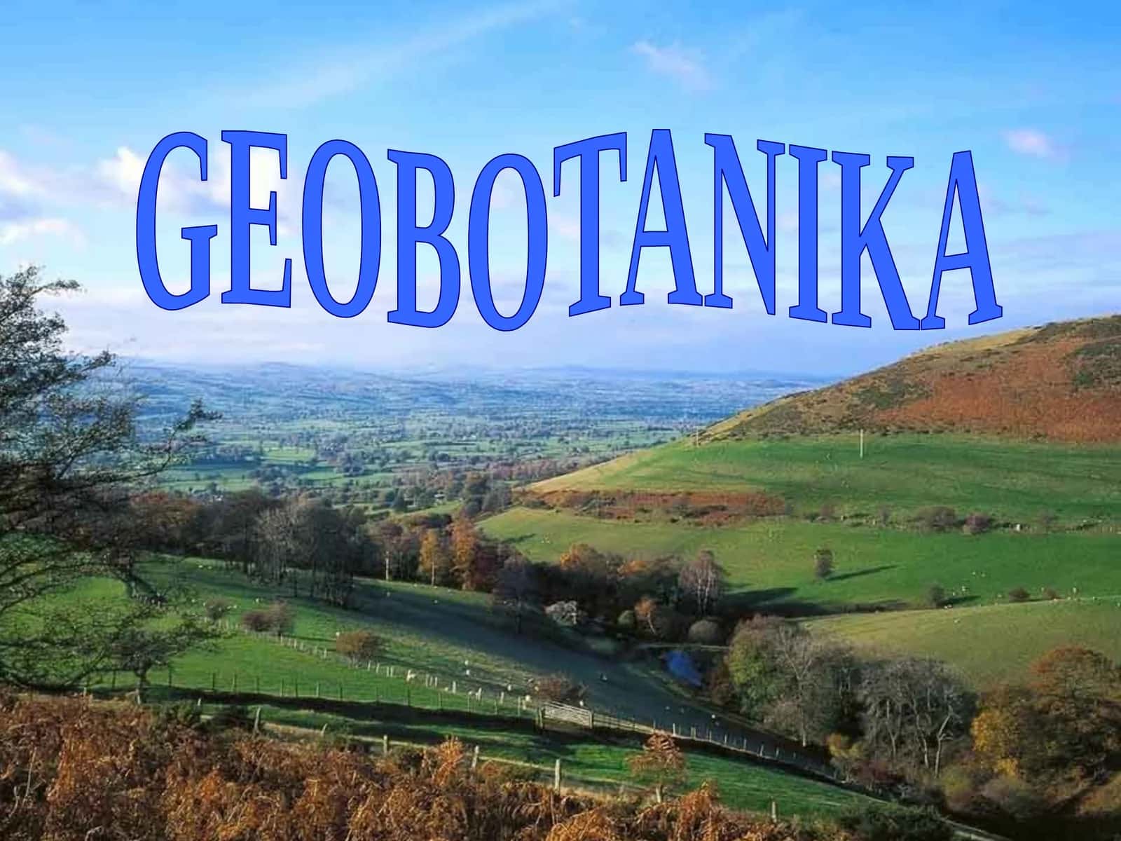 GEOBOTANIKA