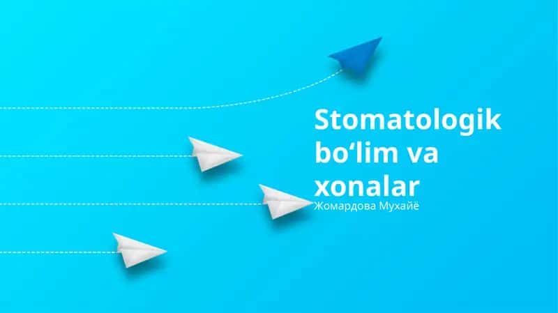 Stomatologik boʻlim va xonalar