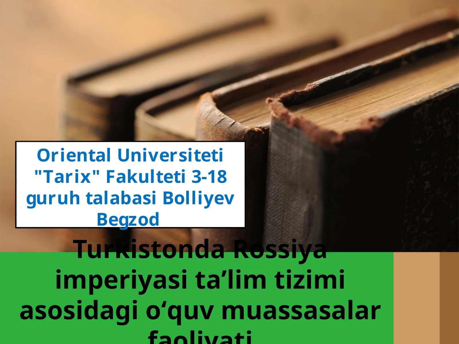 Turkistonda Rossiya imperiyasi taʼlim tizimi