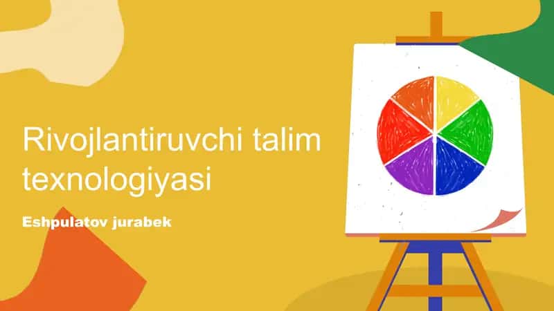 Rivojlantiruvchi talim texnologiyasi