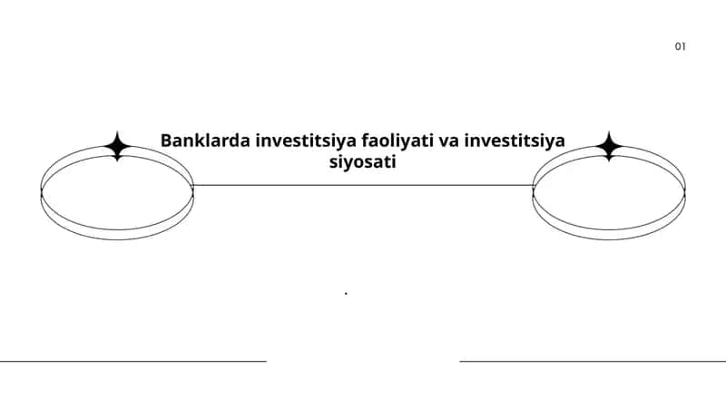 Banklarda investitsiya faoliyati va investitsiya siyosati