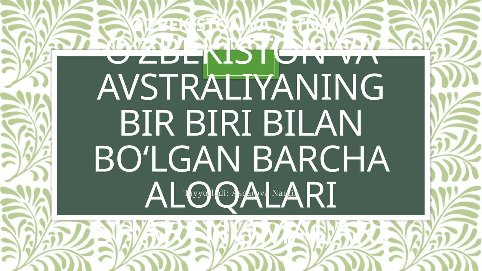 Oʻzbekiston va Vetnam