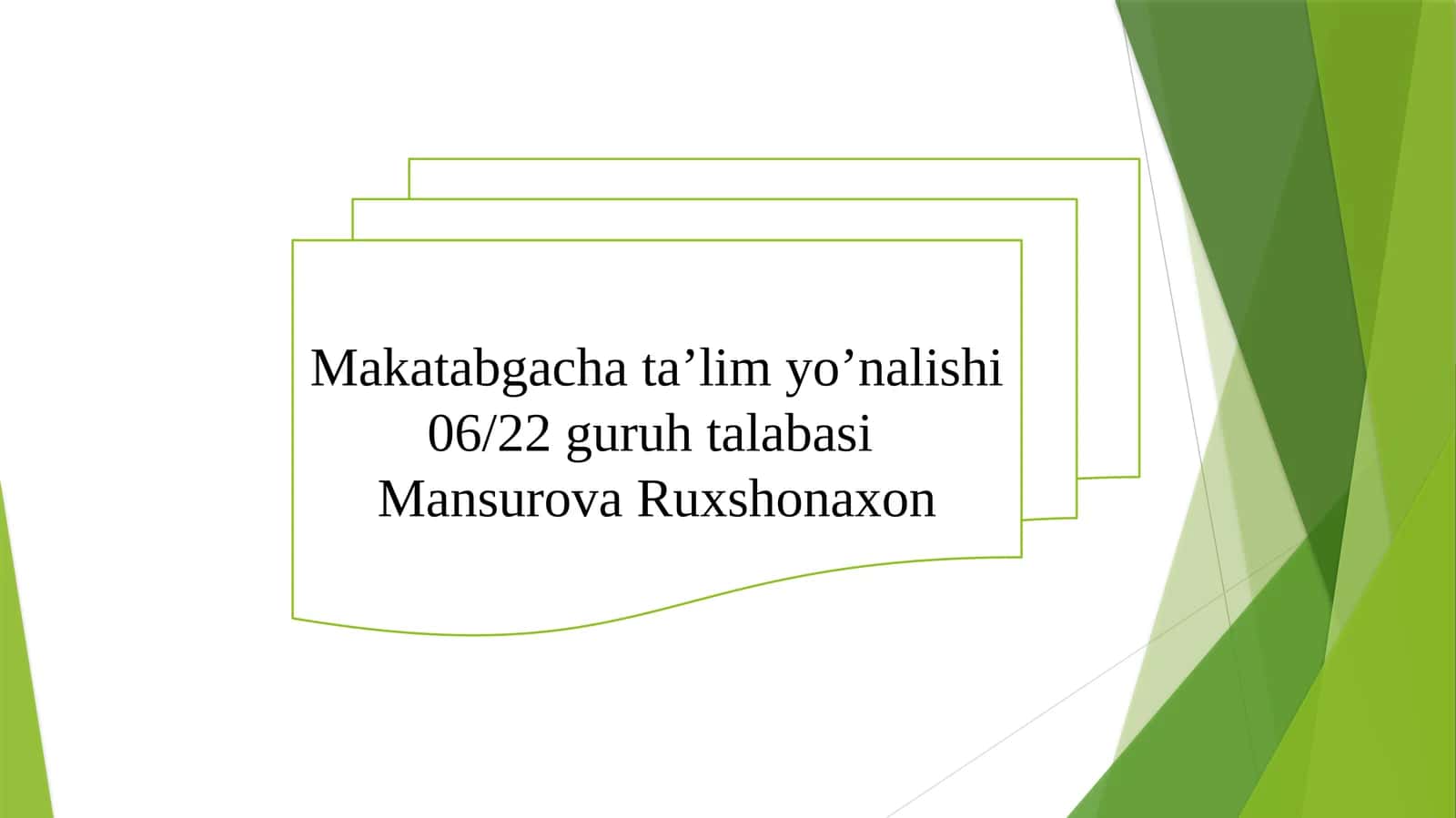 Bolalarni nutqini o'stirishning maqsadlari va vazifalari